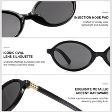 Load image into Gallery viewer, Hailey Vintage Sunglasses Black
