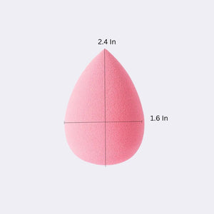 Pink Makeup Blender Tear Drop Sponge 2 Pack