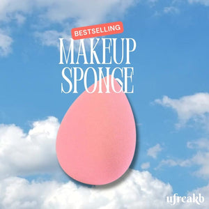 Pink Makeup Blender Tear Drop Sponge 4 Pack