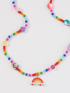 Rainbow Beaded Necklace - Ufreakb