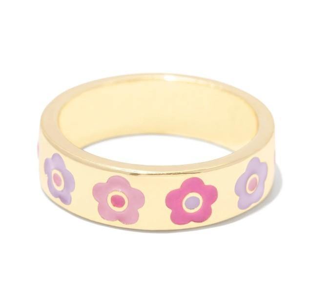 Daisy Enamel Ring - Ufreakb