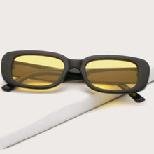 Load image into Gallery viewer, Vintage Sunglasses Black Yellow - Ufreakb
